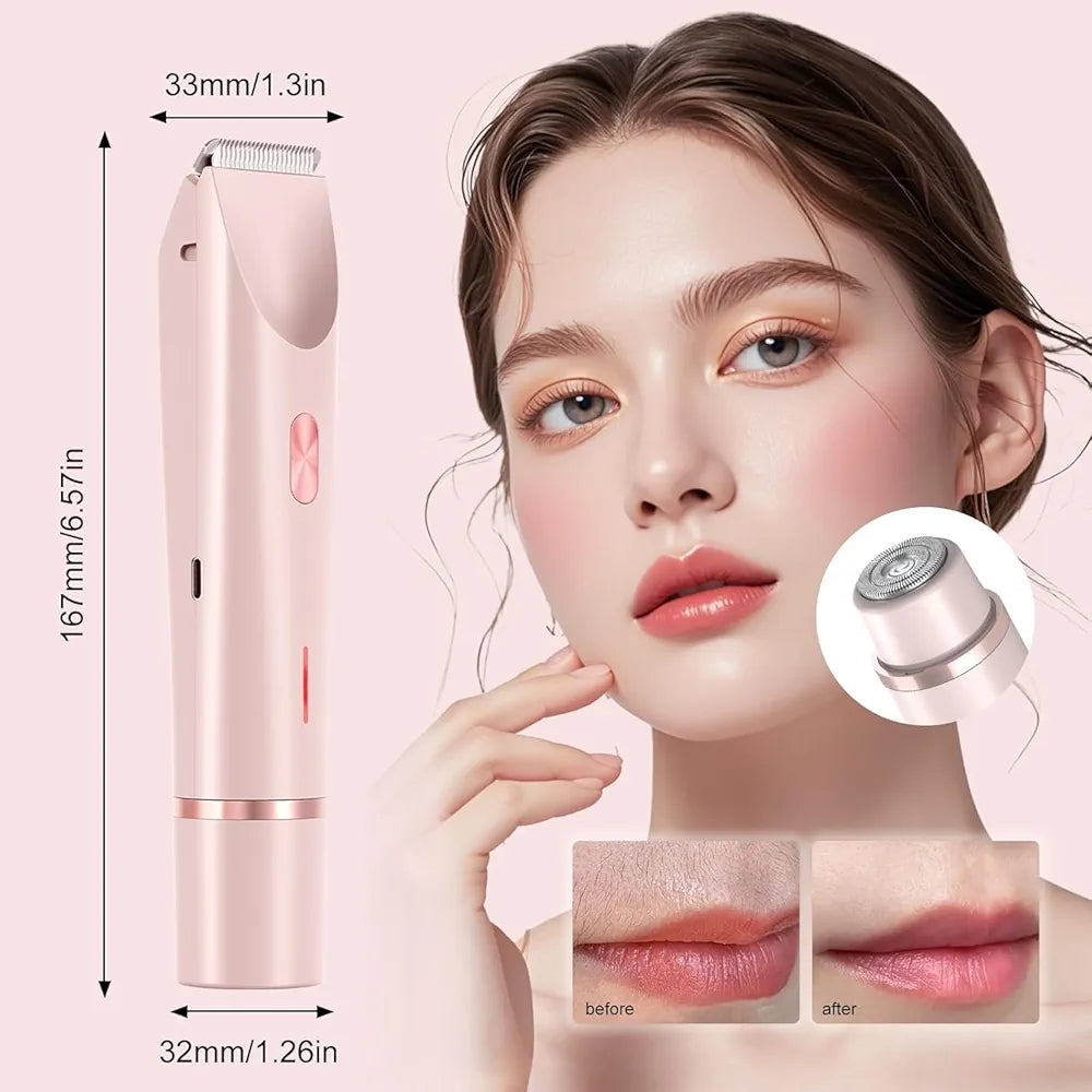 Double Head Shaver & Trimmer - Ipx7 Waterproof Wet & Dry Use