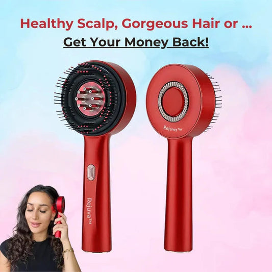 Scalp Massager Brush (Red) – فرشاة تدليك فروة الرأس (حمراء)